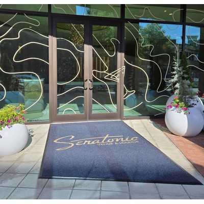 Outdoor or Indoor Logo Entry Mat - Brand Ambassador Logo Floor Mat -5' x 8'