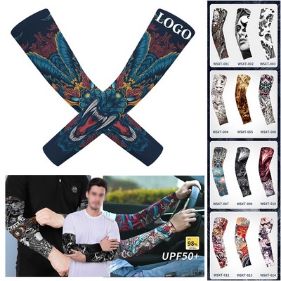 Vibrant stretch arm sleeves for all ages, available in Youth & Adult sizes.