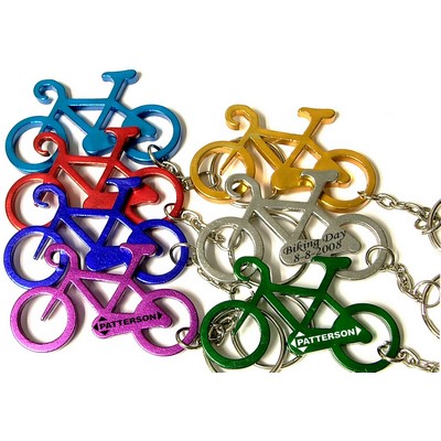 Bicycle Bottle Opener w/Key Chain